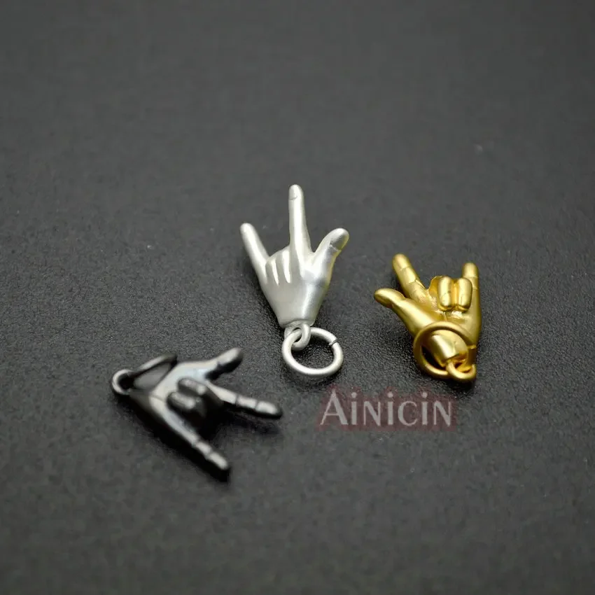 All Kind Of Gesture OK I Love YOU Thanks Yeah Hand Shape Lovely Cute Charms DIY Jewelry Making Accessories 10pcs/lot