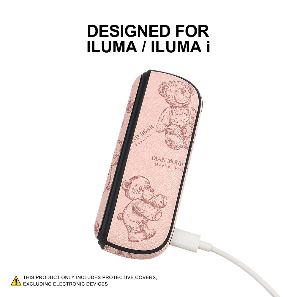 La funda protectora de cuero PU es adecuada para ILUMA. Es un accesorio protector moderno y a la moda para cigarrillos electrónicos.
