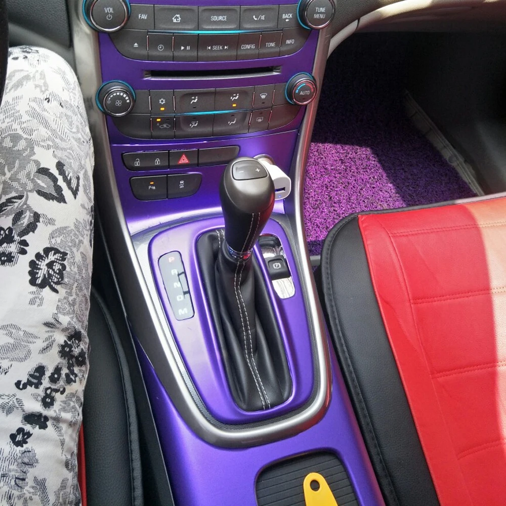 

For Chevrolet Malibu 2012-2015 Interior Central Control Panel Door Handle 5D Carbon Fiber Stickers Decals Car styling Accessorie