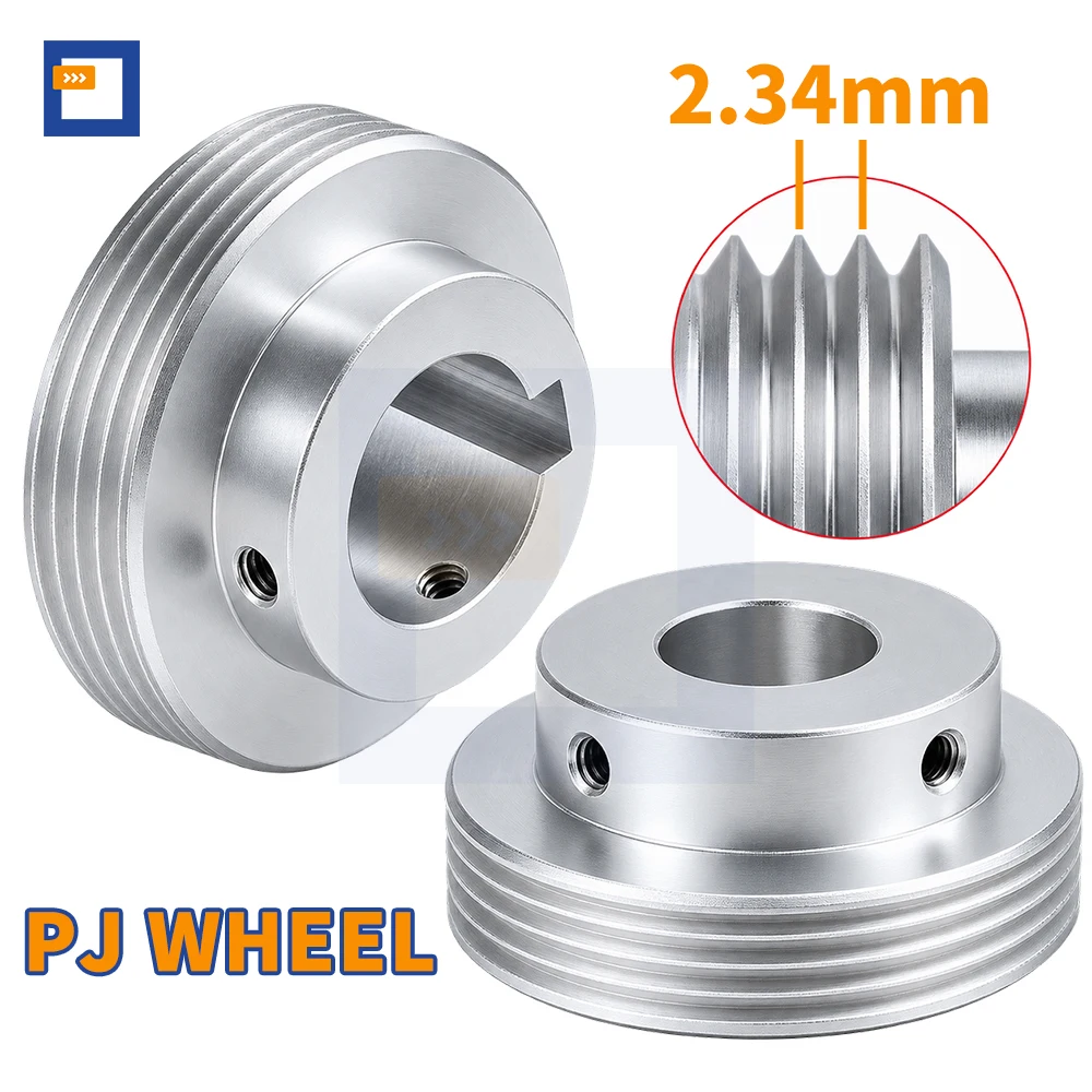 5PJ Pulley Dia 35.5mm to 75mm 5PJ Multi Wedge Wheel 5PJ Belt Pulley PJ Slots Motor Shaft 5 Peak 5 Groove 5 PJ Synchronous Wheel
