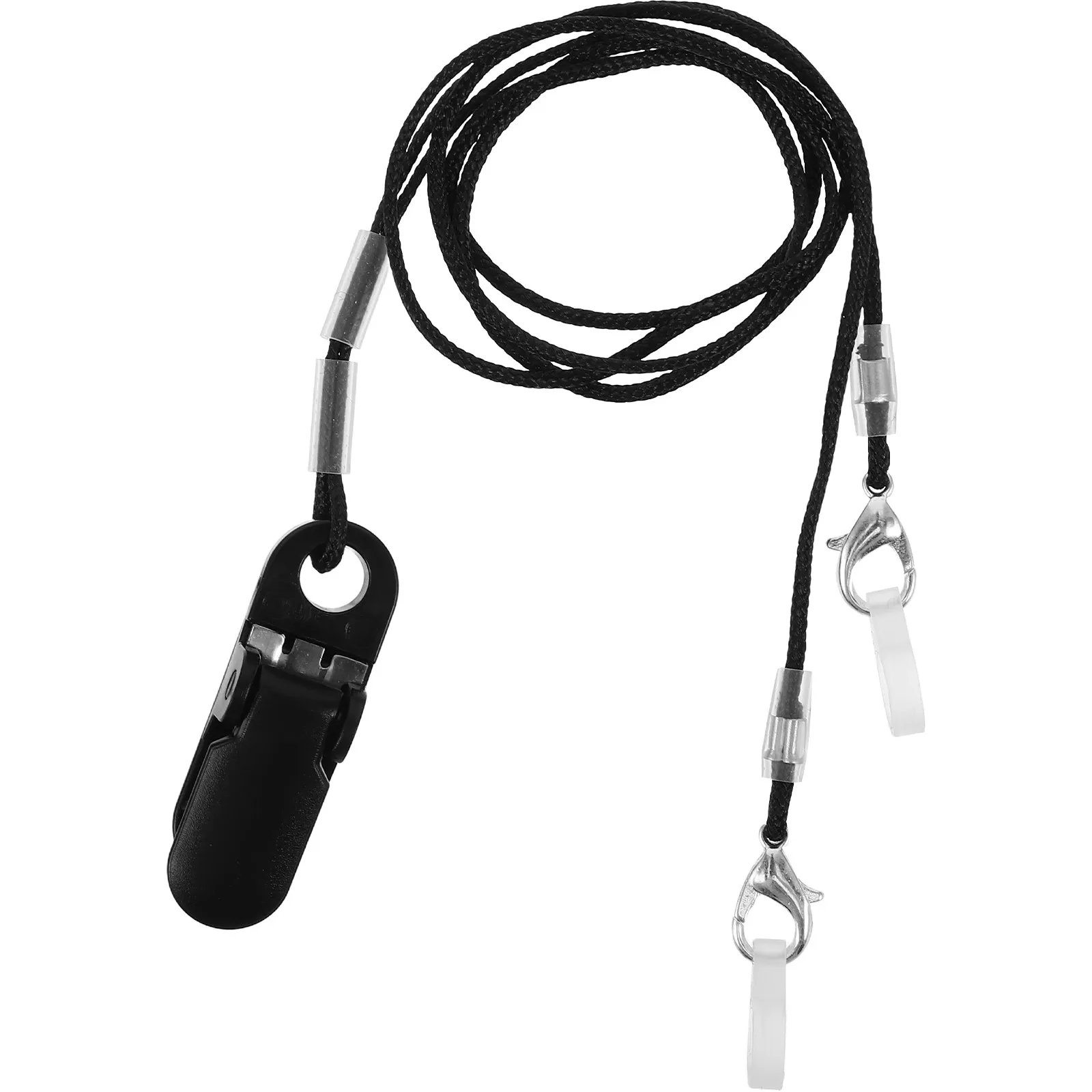 Anti-Loss Hearing Amplifier Lanyard Secure Clip Retention Cord for Ear-Back Style Devices Comfortable ABS Nylon Design Universal