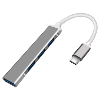 OTG-USB C 허브 3.0 3.1 c형 4 포트 멀티 스플리터 어댑터, 샤오미 레노버 맥북 프로 에어 PC 컴퓨터 노트북 액세서리