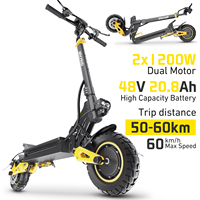 IENYRID IE-ES1 Foldable Electric Scooter 2400W Dual Motor 48V20.8Ah Lithium Battery E-Scooter Scooters 10-inch Tires Electric