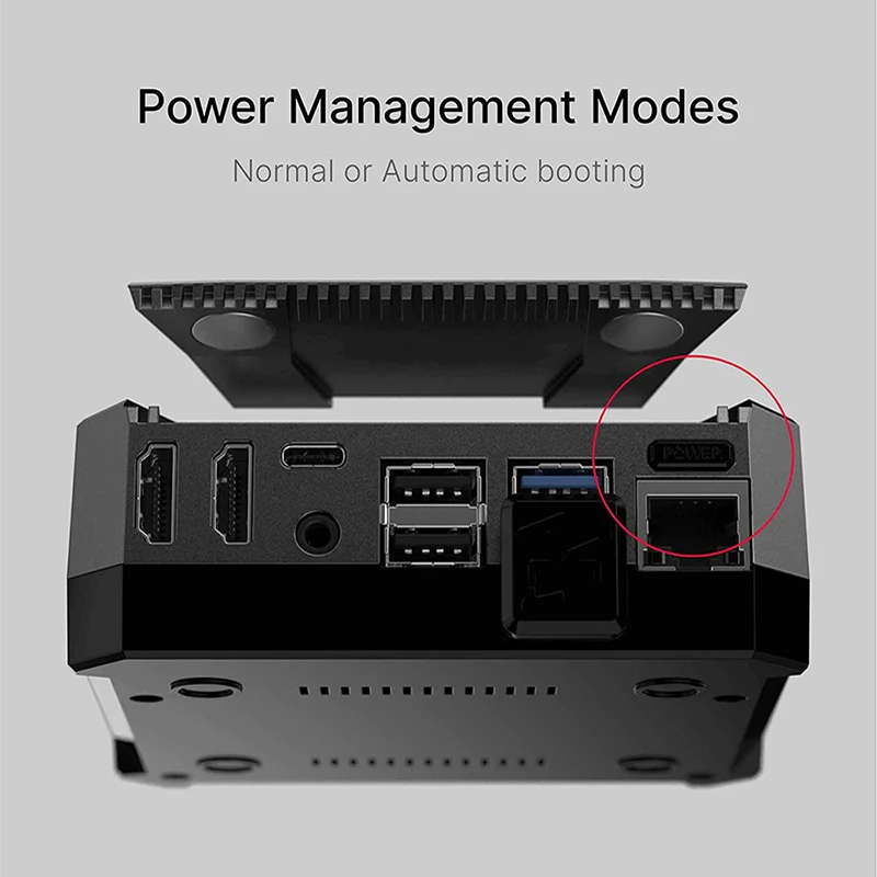 Imagem -06 - Argônio Um-estojo de Alumínio para Raspberry pi Estojo com Ventilador Embutido Ssd Sata para Usb 3.0 para 4b 4b