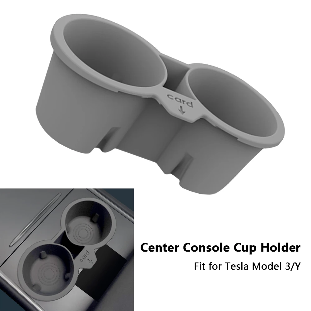 

For Tesla Model 3/Y Center Console Cup Holder Limiter Central Control Water Cup Fixed Drink Holder Car Interior Accessory