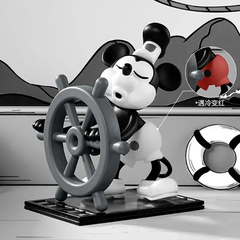 

POP MART Disney Steamboat Willie Series слепая коробка Guess сумка оригинальные игрушки куклы милые аниме фигурки украшения подарок