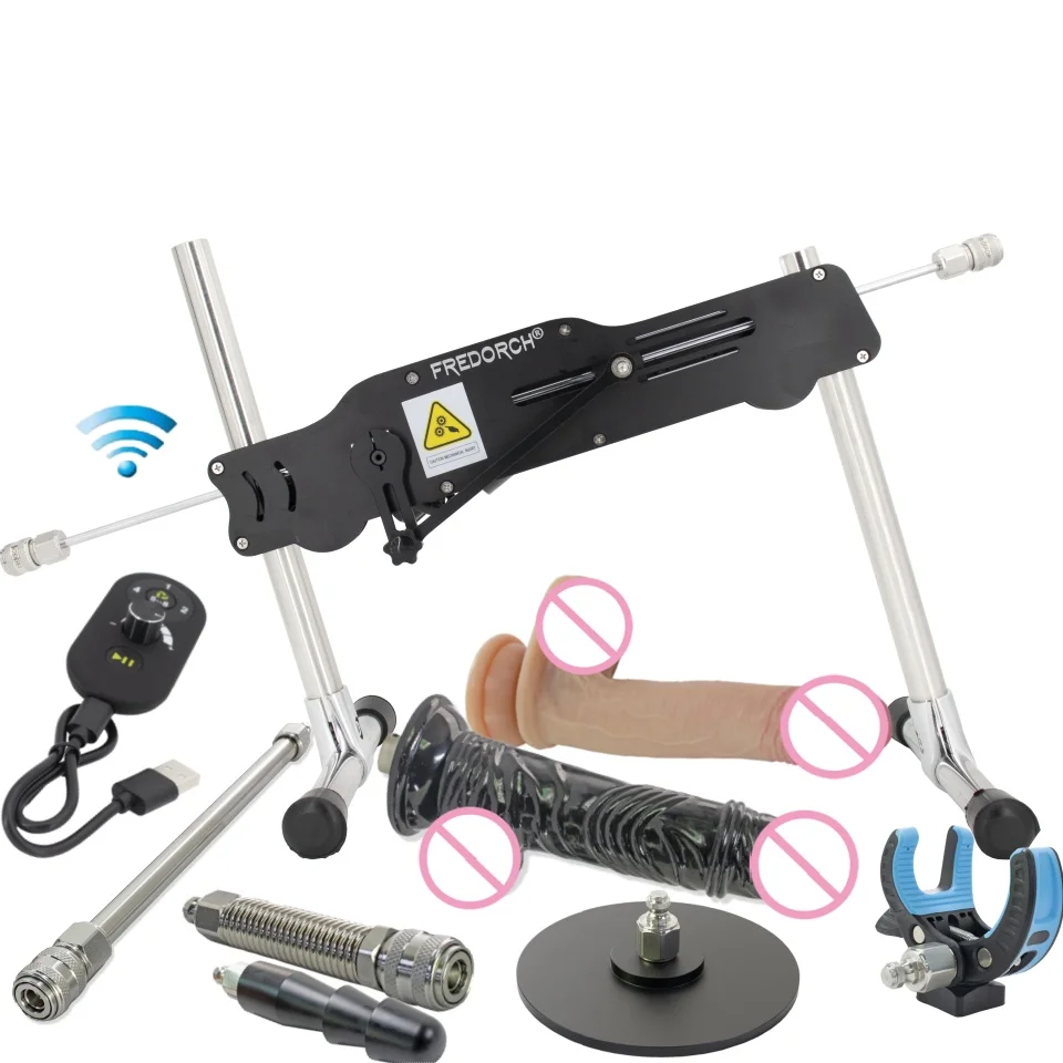 Fredorch قوية صامتة 120 واط آلة الجنس APP اللاسلكية التحكم المزدوج للإناث الذكور الحياة الجنسية مع دسار FRH1 آلة الحب الكبار #1