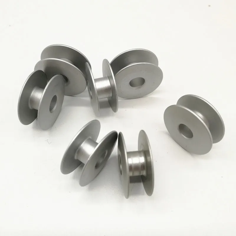 Hot Sale 1Box 272152A Aluminum Bobbins Industrial Sewing Machine Parts JUKI BROTHER SINGER Accessories Fit BC-DB1-NBL