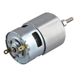 755 DC Motor For Weed Trimmer 21V Grass Cutter Motor With Long Shaft For Efficient Weed Cutting And Trimming