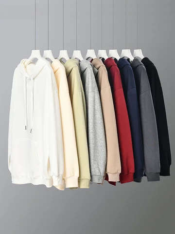 기초 스타일 후드티 청소년 가을 캐주얼 기초 스타일 후드 남성용 커플 단색 후드티 후드 스웨트셔츠 후드티 후드 스웨트셔츠 후드티