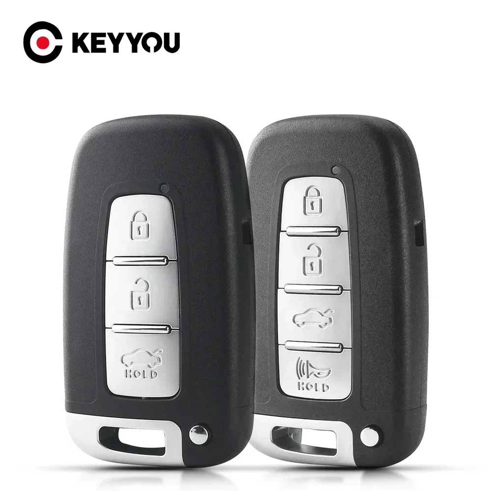 KEYYOU Remote Smart Key Shell Case For KIA Soul Sportage Sorento Mohave K2 K5 Rio Optima Forte Cerato