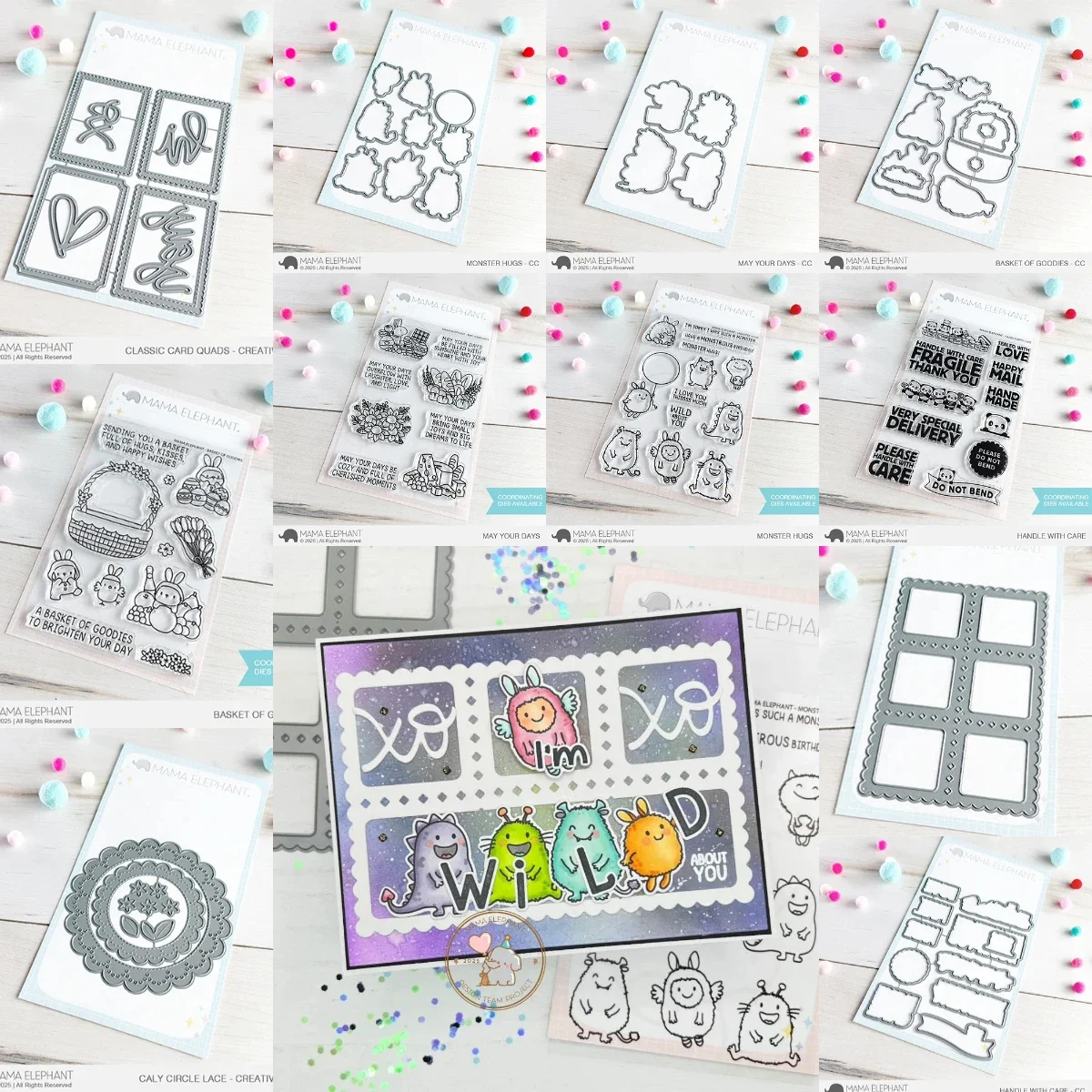 

Handle With Care Cutting Dies Stamps Scrapbook Diary Decoration Stencil Embossing Template DIY Greeting Card Handmade 2025 New