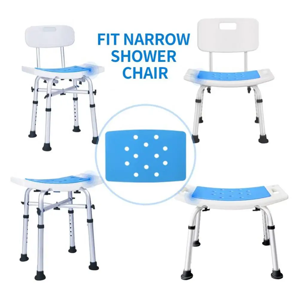 3/2/1pcs Bathroom Bath Chair Non-slip Warm EVA Blue Aid Seat Bathroom Bath Chair Shower Stool Seat Cushion Safe Bathroom Chairs