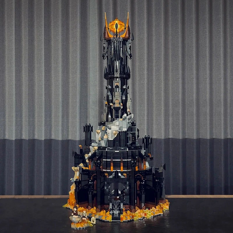 

NEW 5471Pcs 2026 New 10333 Black Tower Dark Model Building Blocks Kit Bricks Creative MOC Toy for Boys Adult Birthday Gifts