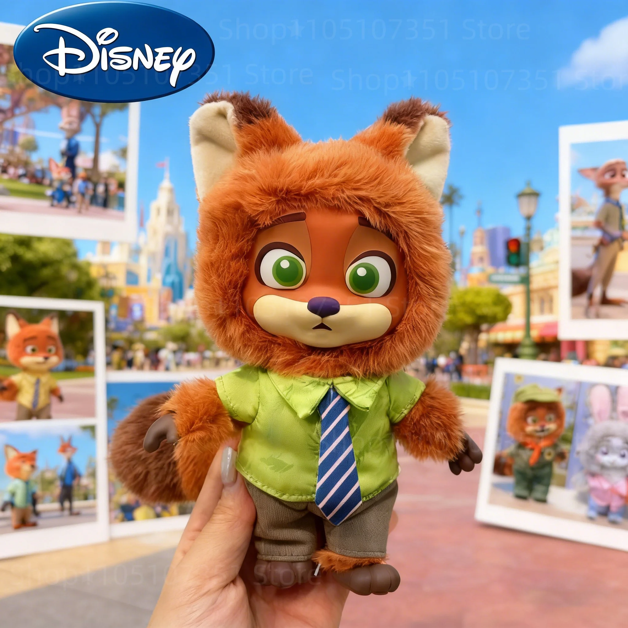 

2025 Disney Zootopia 2 Nick Judy's Growth Journey Series, плюшевая слепая коробка, милый мультяшный орнамент, сюрприз Mysterybox, праздничный подарок