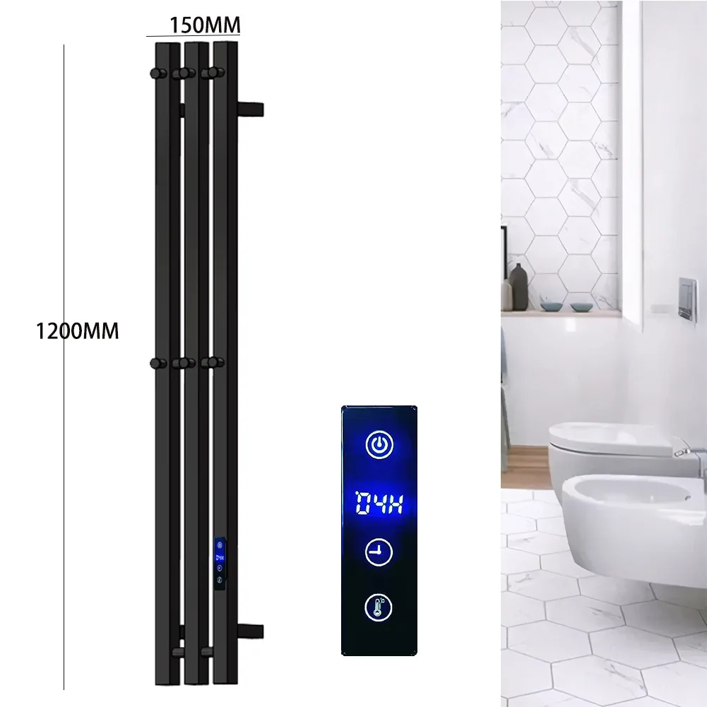 Intelligent electric towel rack bathroom vertical heating towel bar with hook golden graffiti Mijia regular constant temperature