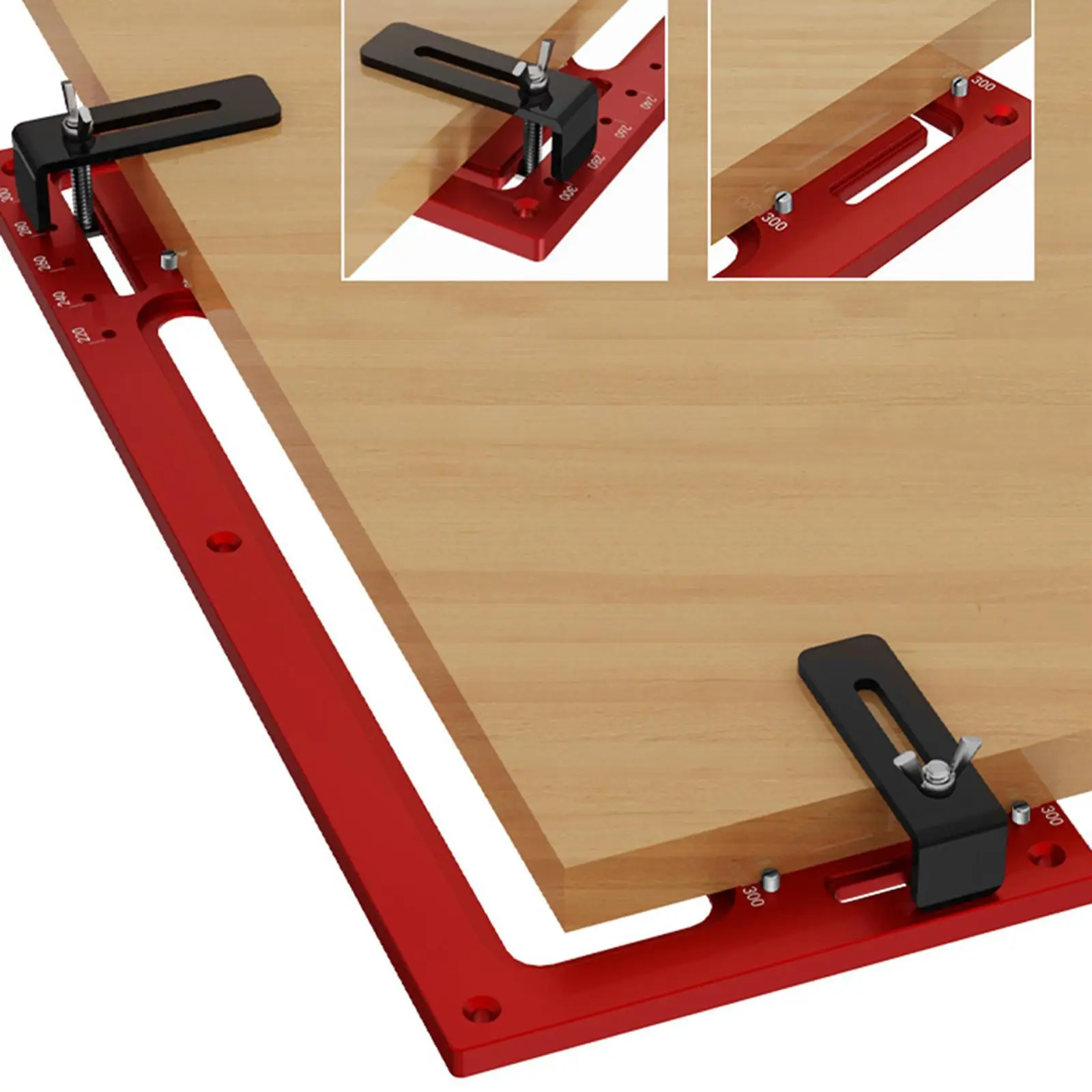 

Handlefree Slotting Template,Grooving Auxiliary Tool Groover Aluminum Alloy Woodworking Tool Grooving Cutter for Door Closet