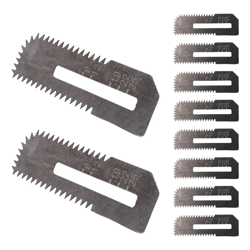 10Pack Drywall Cut-Out Saw Blades for Cordless Cut-Out Saw, Cuts Drywall Up to 1-3/16 Inch Thick (Depth Markings)