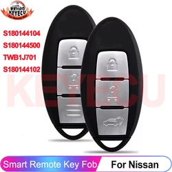 KEYECU S180144104 S180144102 S180144500 TWB1J701 Smart Key Remote Control For Nissan X-Trail Qashqai March K13 Micra K13 Leaf