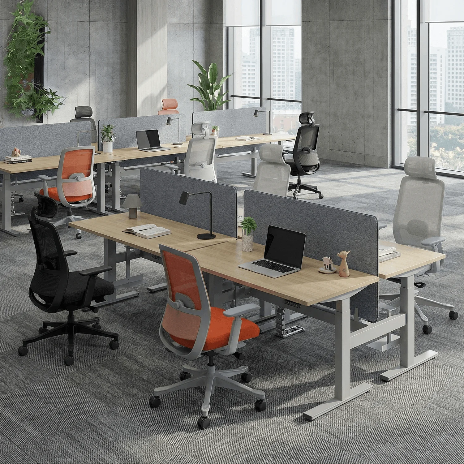 Cadeira de Escritório Executiva Nova e Confortável, Giratória, Ergonômica, com Apoio Lombar, Ajustável e Reclinável, Cadeira de Trabalho para Computad