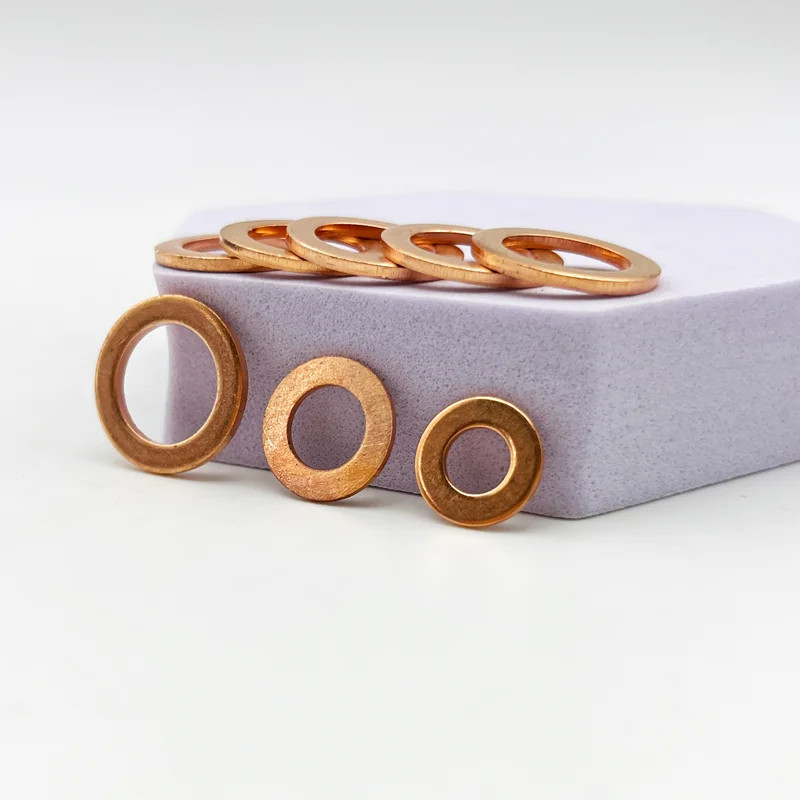 280-teiliges Kupfer-Unterlegscheiben-Dichtungsmutter- und Bolzenset, Flachring-Dichtungs-Sortiment-Set mit Box, M5, M6, M8, M10, M12, M14, M16, M20 für Sump-Stecker – Detail 8