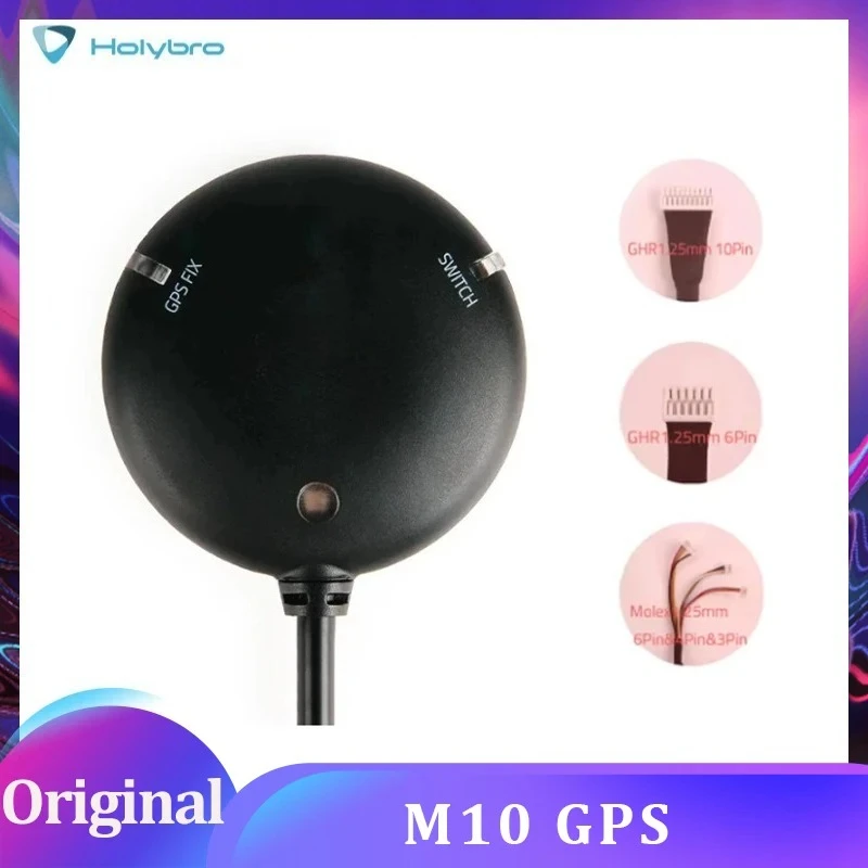 

HolyBro M10 GPS Built-in IST8310 Compass Tricolored LED Indicator Buzzer Safety Switch Patch Antenna for RC Multirotor Airplane