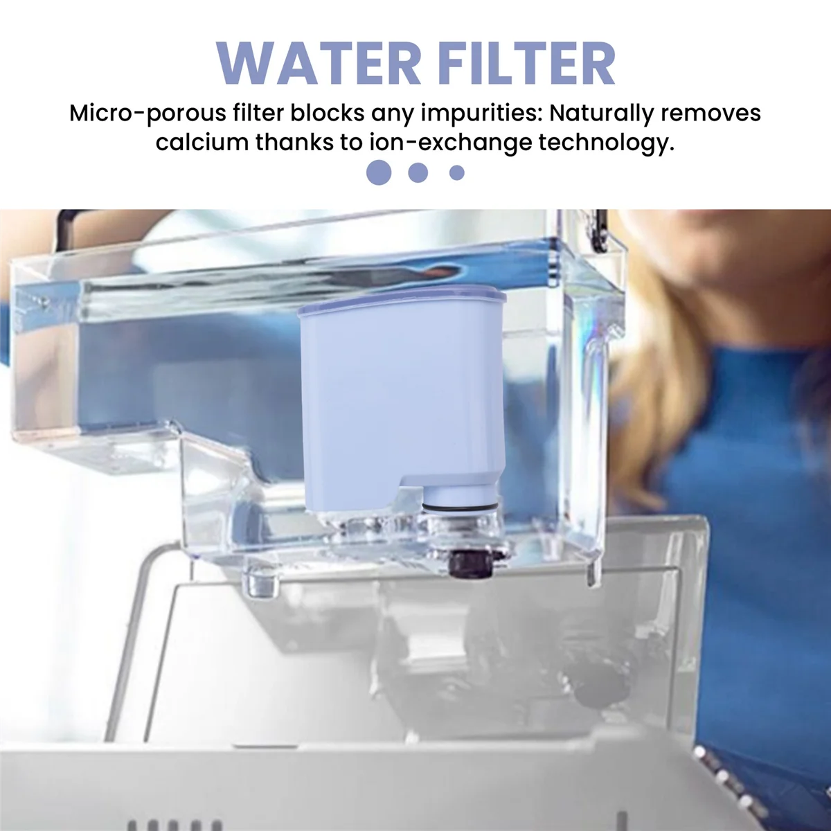 AT41 Наборы из 2 сменных фильтров для воды для кофемашины CMF009 для Philips Saeco AquaClean CA6903/10/00/01/22/47