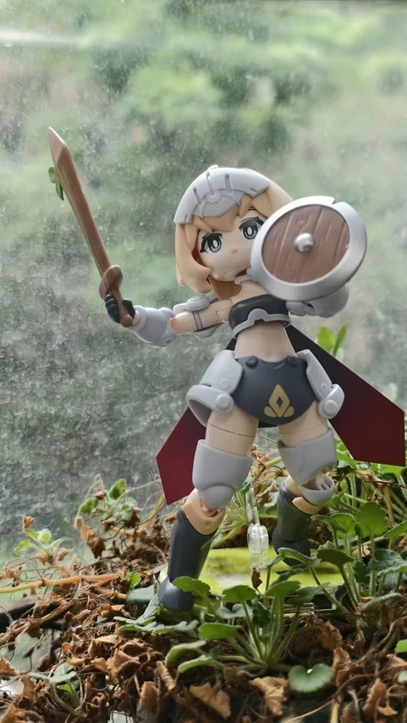 Original otro diario de viaje mundial 01: modelo de ensamblaje de guerrero principiante Renee Brown y figura de acción Bjd, regalo de cumpleaños para amigo