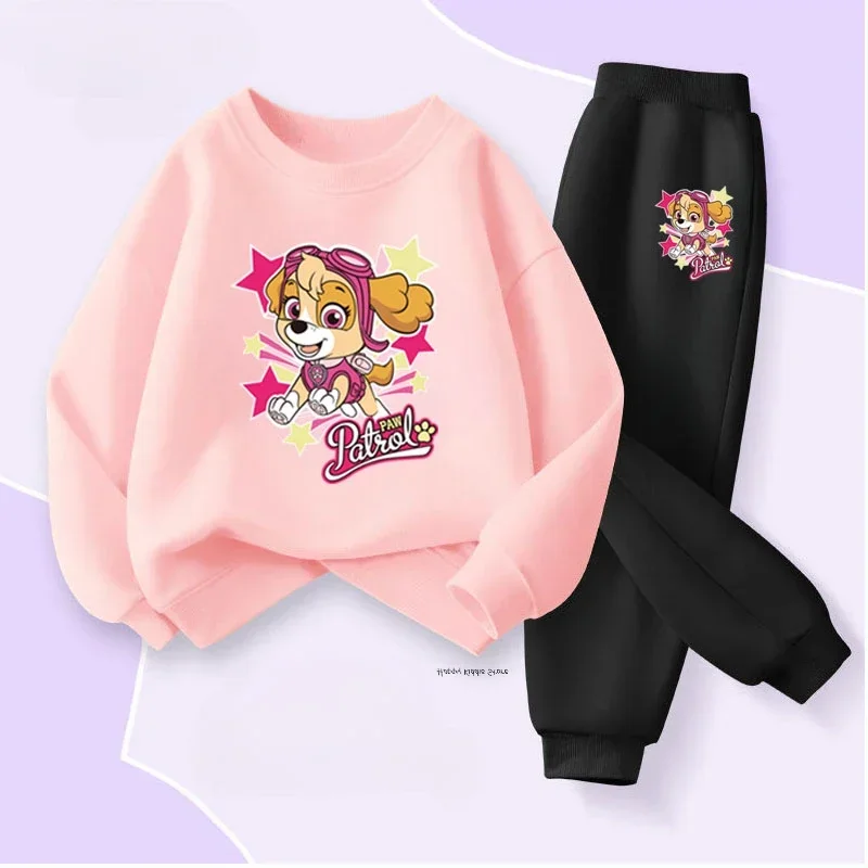 2026 Herbst Frühling Baby Mädchen Hoodie-Sets Atmungsaktiver Sport-Pullover und Hose Zweiteiliger Anzug Kinder-Trainingsanzug – Detail 3