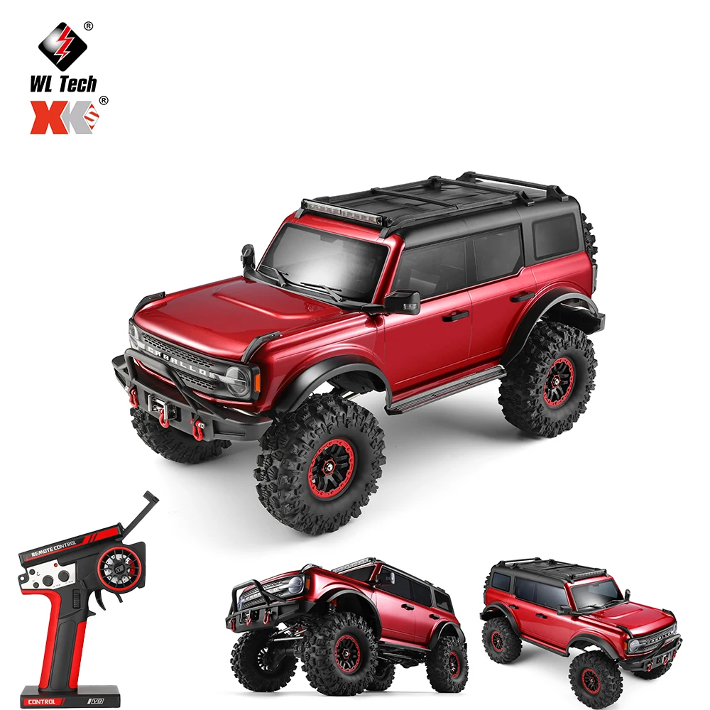WLtoys 104020 1/10 Professional RC Car Off Road 4x4 2.4G 4WD Remote Control Cars 45 Minutes Working Time Climbing Car Adult Toy