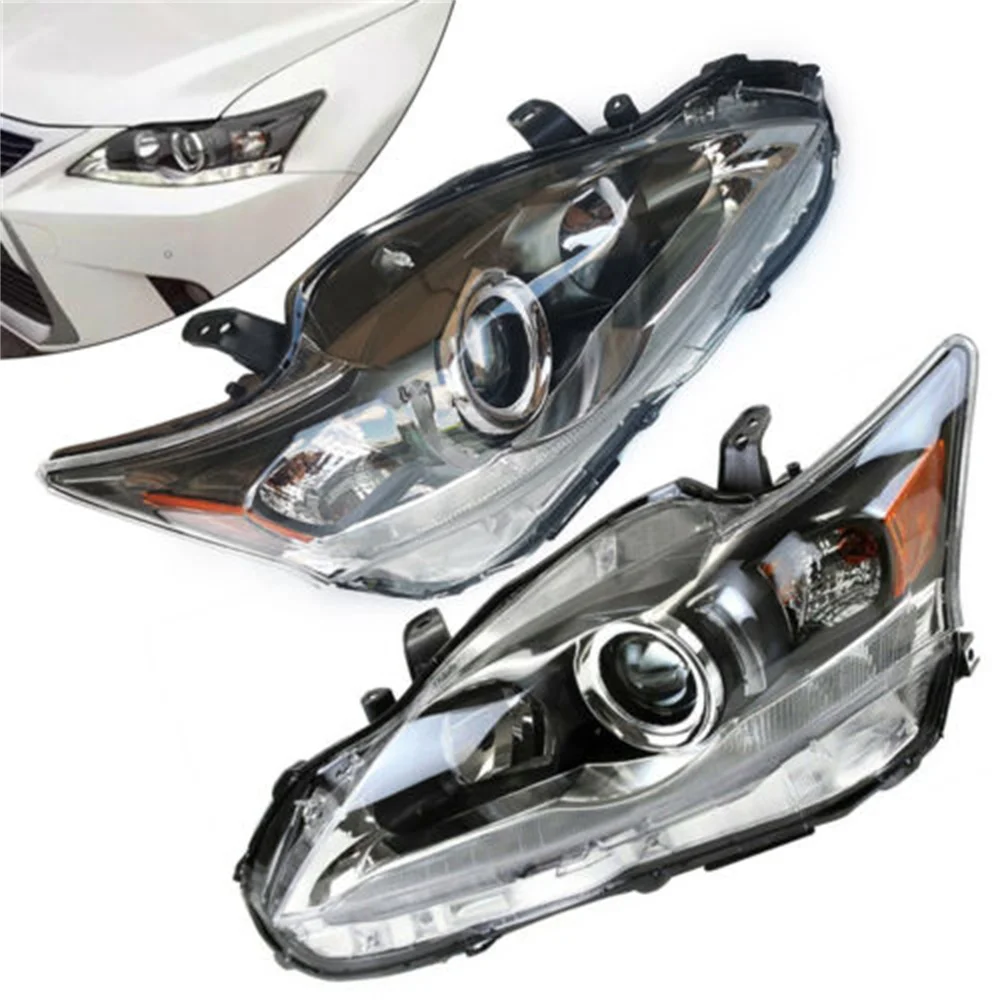 Fits Lexus CT200h 2011-2016 Pair Halogen Headlights Headlamps Kit Left /Right