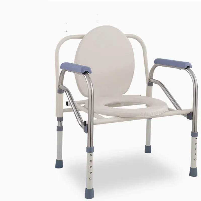 Patient Support Shower Stool Folding Back Handcap Taboret Portable Shower Stool Foldable Restroom Chaise Pliantes Home Furniture