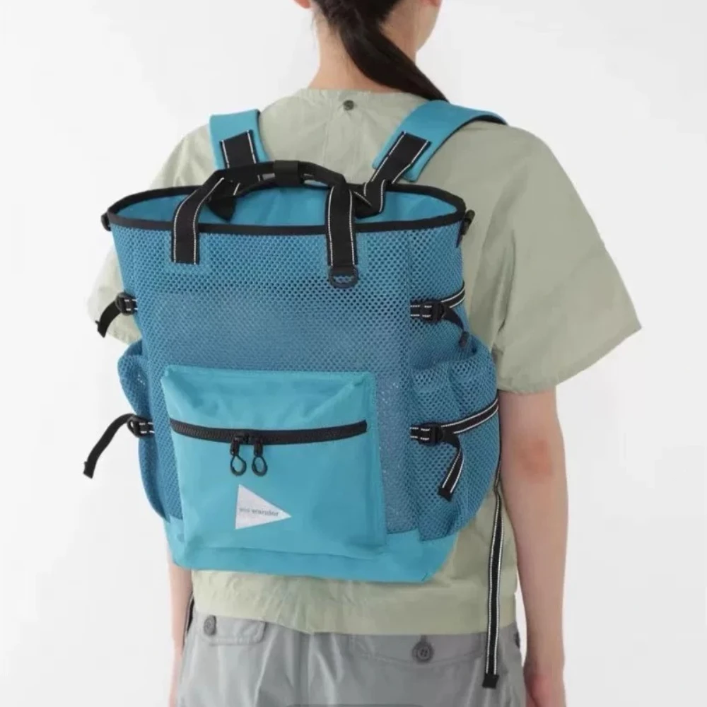 And Wander Multifunction Outdoor Backpack Large Capacity Lightweight Tote Bag Convertible Travel Hiking Daypack Hand Carry Bag