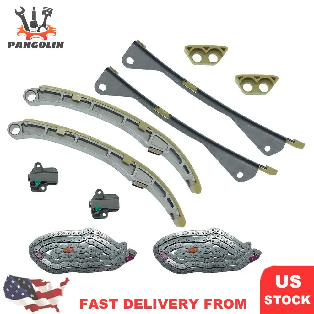 

1 Set Engine Timing Chain kit for 09-20 Santa Fe Sorento Azera Genesis 3.3L 3.8L 24321-3L100 24410-3CGA3 24820-3CGA3 24810-3CGA2