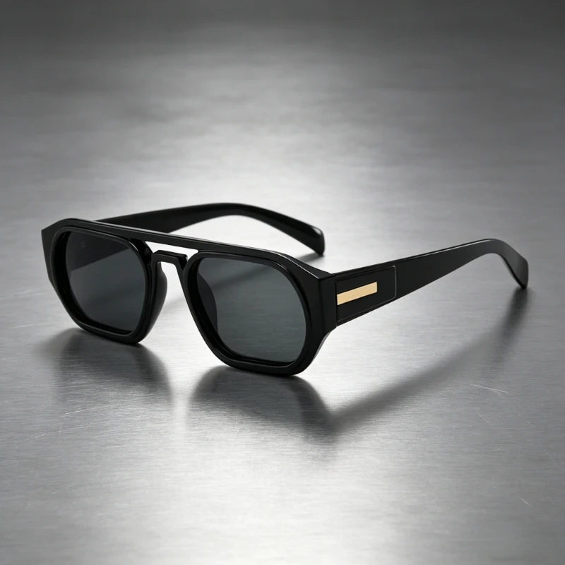 

Minimalist Square-Frame Sunglasses Fashion Street Style Sun Glasses Women's INS Style Outdoor UV-Protective Eyewear UV400