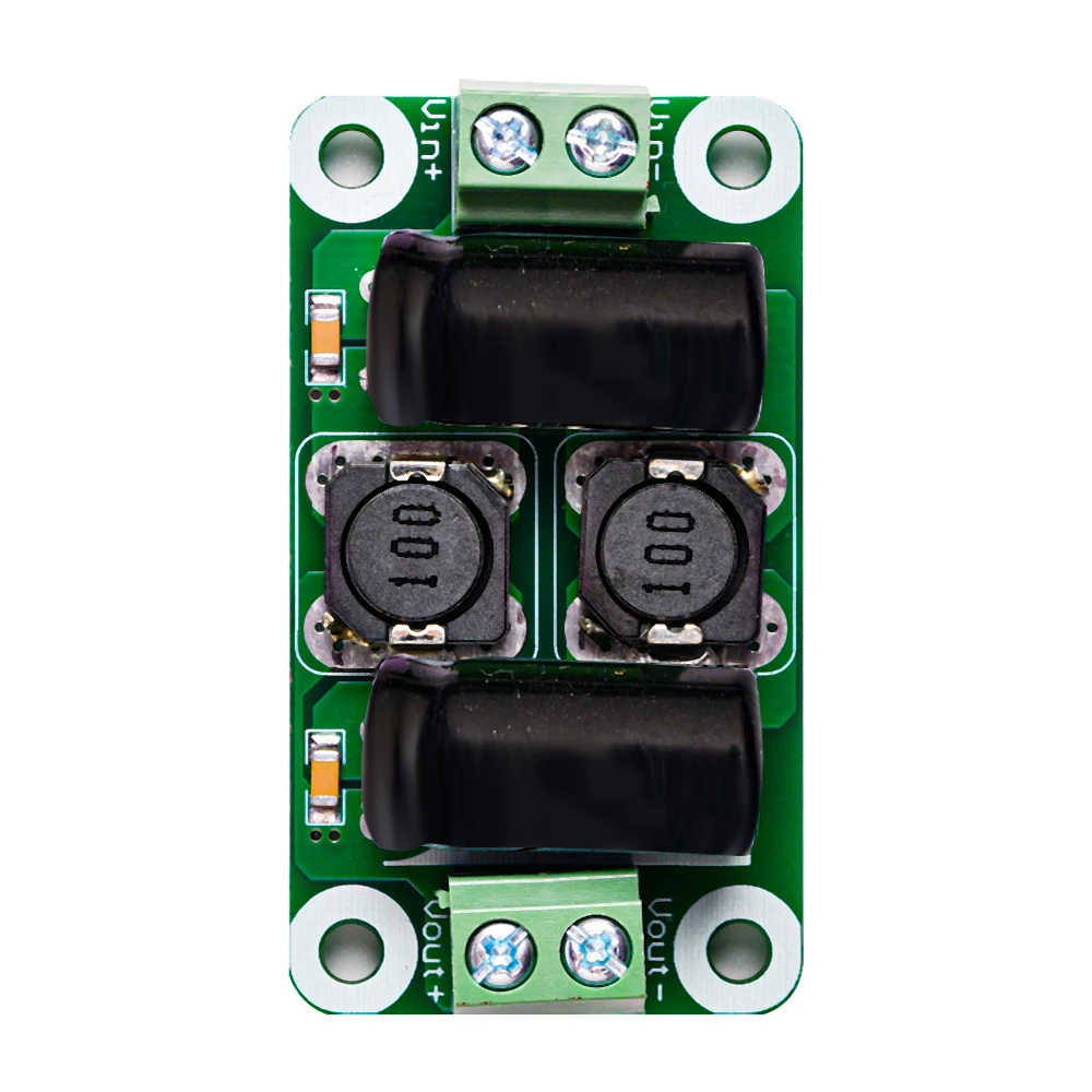 DC Power Filter Board 0-25V/0-50V 2A/3A/4A Class D Power Amplifier Module Interference Suppression Board EMI Suppression