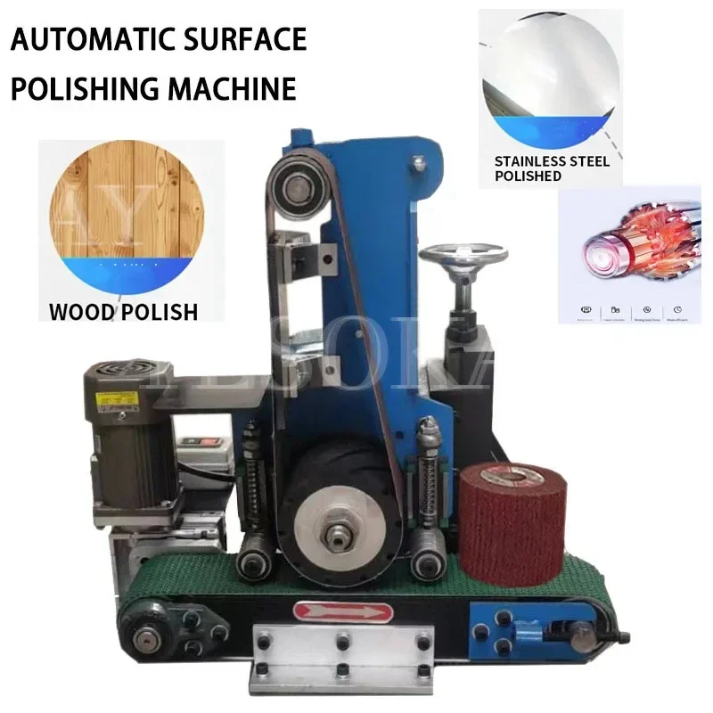 

Полностью автоматическая полировальная машина для поверхностей, маленькая настольная металлическая абразивная лента для шлифовки и удаления ржавчины, нержавеющая сталь