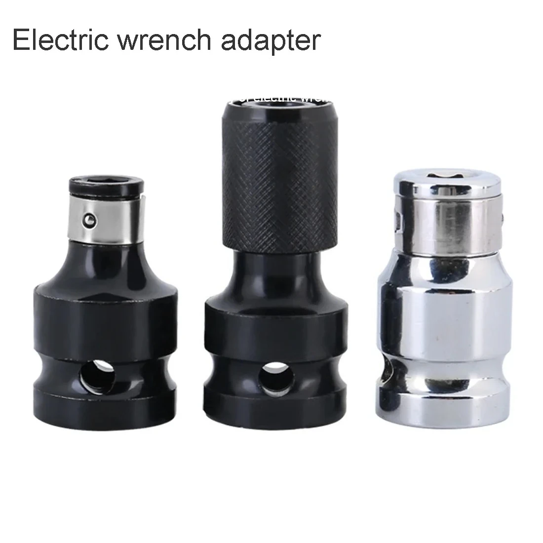Electric wrench conversion head multi-function accessories sleeve electric drill chuck joint sleeve long batch head self-locking