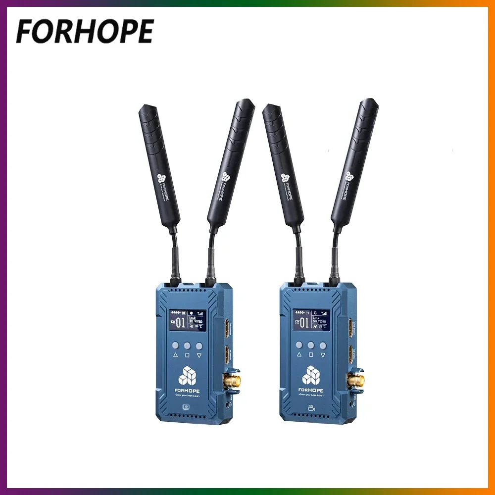 

FORHOPE XM1000 pro Wireless Transmission System 300m Full duplex Intercom TYPE-C Push stream SDI 1080p Video Transmitter kit