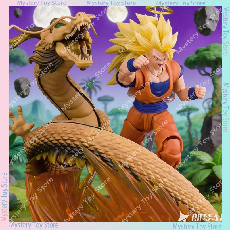 

Dragon Ball Ssj3 Goku Super Saiyan 3 Action Figure Demoniacal Fit Anime Dragon Fist Burst Collectible Model Gift Adult Toy Pvc