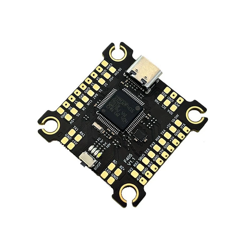 HW-elF405 التحكم في الطيران 60A ESC برج الطيران F405 BLS 60A BLS 4 في 1 التحكم في الطيران ESC 30.5x30.5 مللي متر FPV طائرة بدون طيار