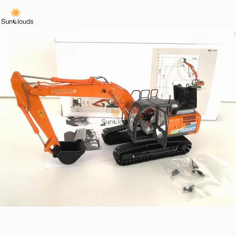 

Для HITACHI сплав масштаб 1:50 модель ZAXIS200-5 мини экскаватор литой под давлением игрушечный автомобиль коллекция подарок, дисплей и сувенир орнам