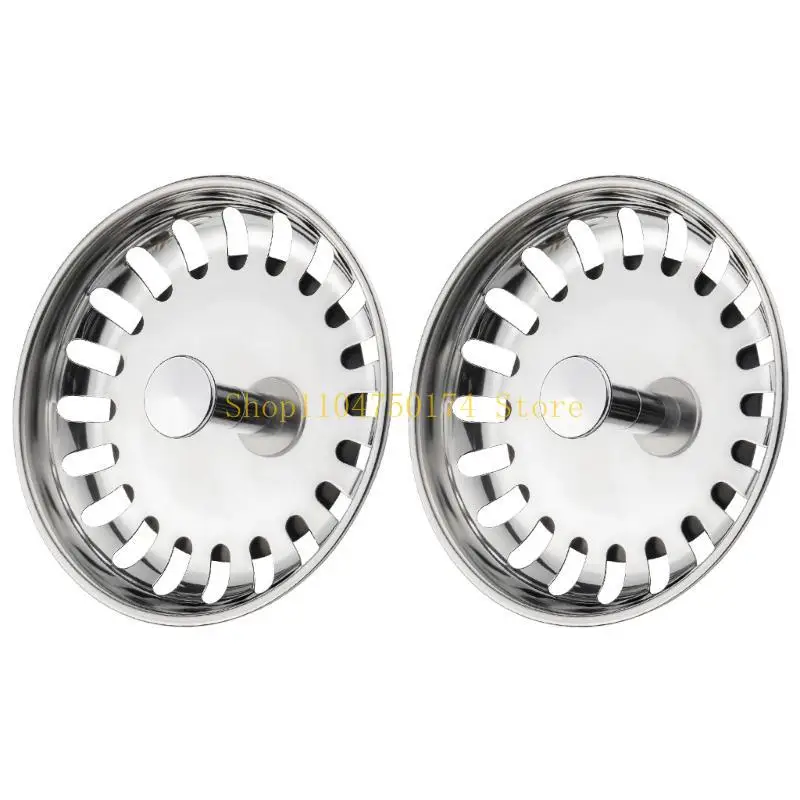 Universal Kitchen Sink Plugs Catching Waste Rapid Drainages Not Corrosion Strainer Simple Installation for 80 to 82MM Top Sale
