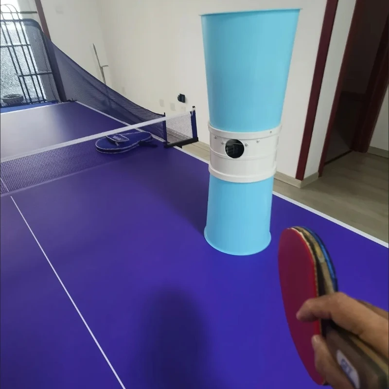 Adjustable Table Tennis Feeding Machine Large Capacity Ping Pong Serve Machine Lightweight Ball Trainer Portable Sports Parts