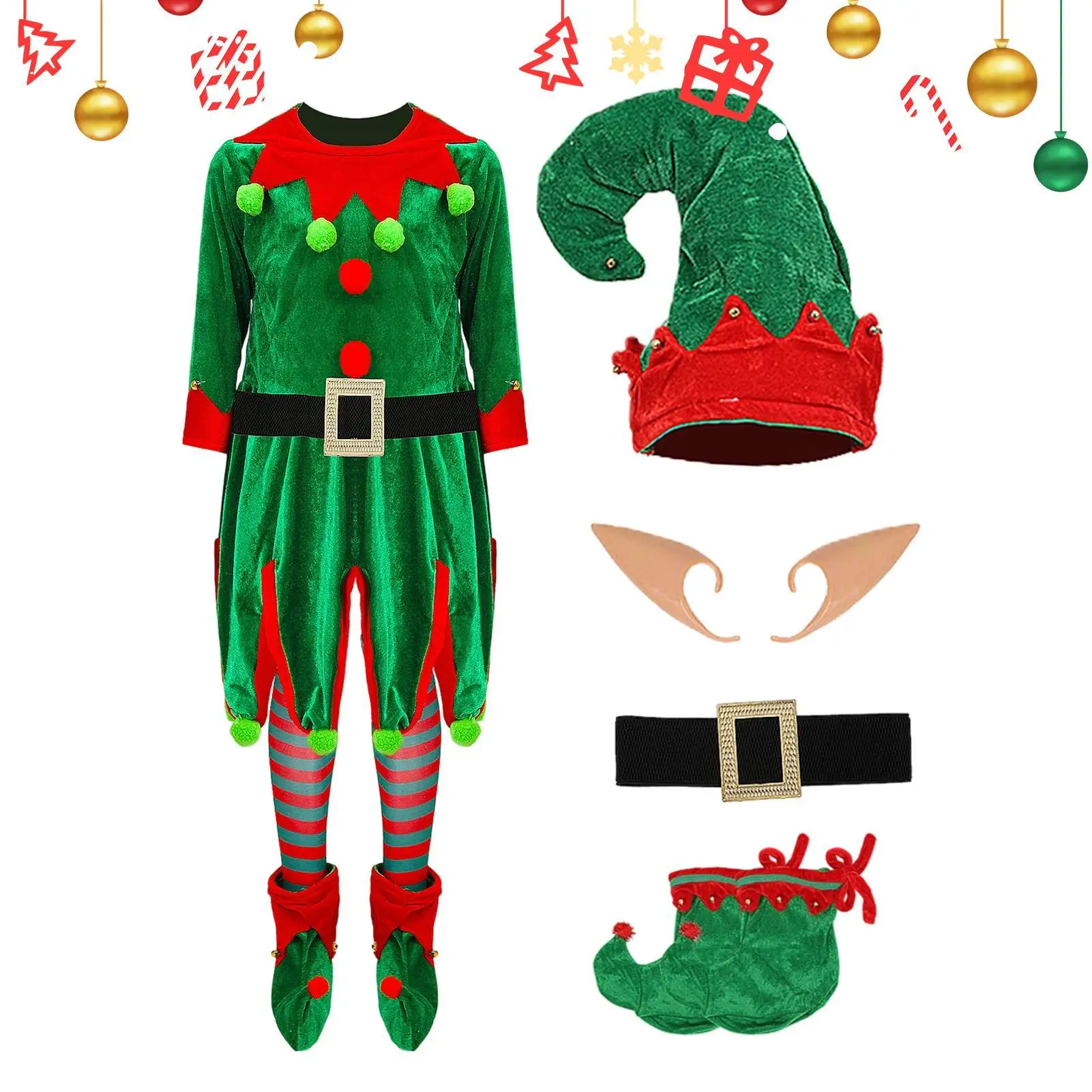 

Рождественский наряд, праздничный костюм для косплея, костюм для косплея, одежда для женщин, мужчин, детей, мальчиков, подростков, школьная карнавальная вечеринка