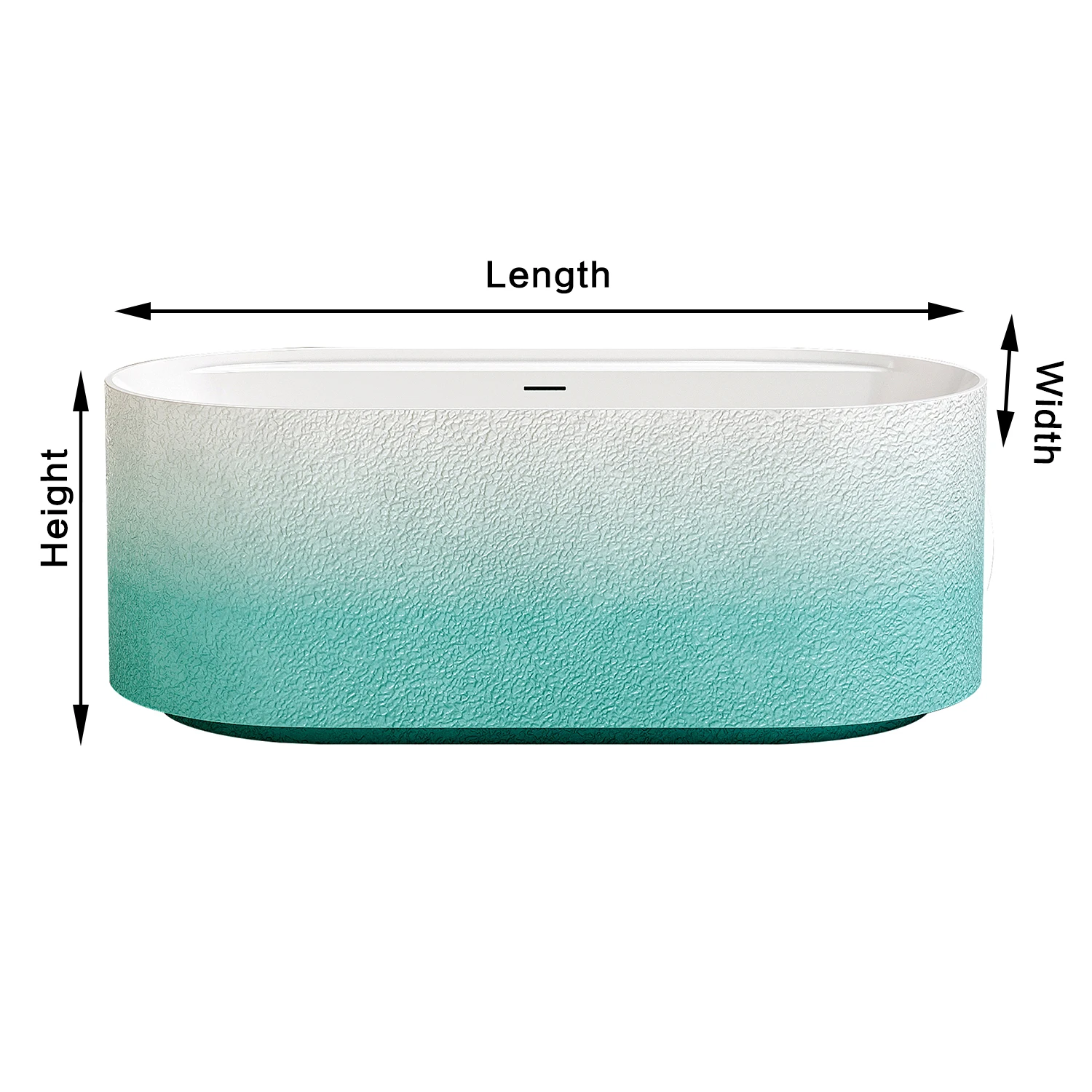 Art Life Авангард Элегантная акриловая отдельно стоящая модная современная ванна для замачивания