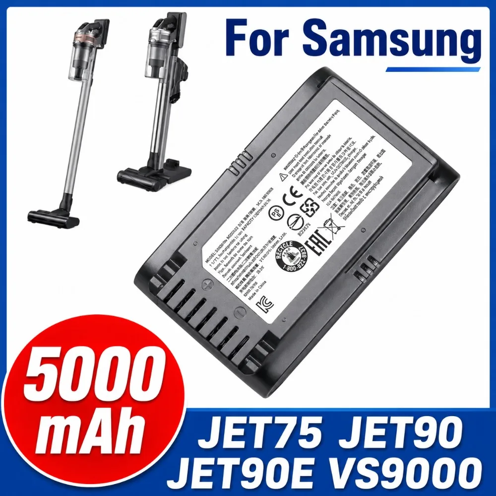 100% New for Samsung Sweeper Battery VCA-SBT90 Vs9000 Jet90 Jet75 Jet90E VCA-SBT90 Cordless Handheld Vacuum Cleaner Battery