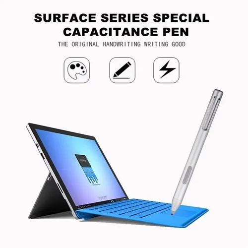 Imagen 2 del producto Lápiz óptico 4096 con rechazo de palma de presión, lápiz de pantalla táctil de aluminio para Microsoft Surface Go Pro7/6/5/4/3 con punta