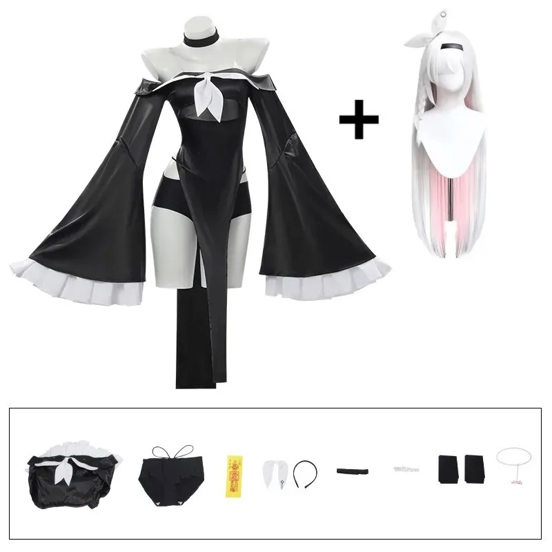 

New Anime Blue Archive Cosplay Wig Girl A.R.O.N.A Prana Private Little Zombie Sexy Woman Halloween Costume x;2,f;5.n;