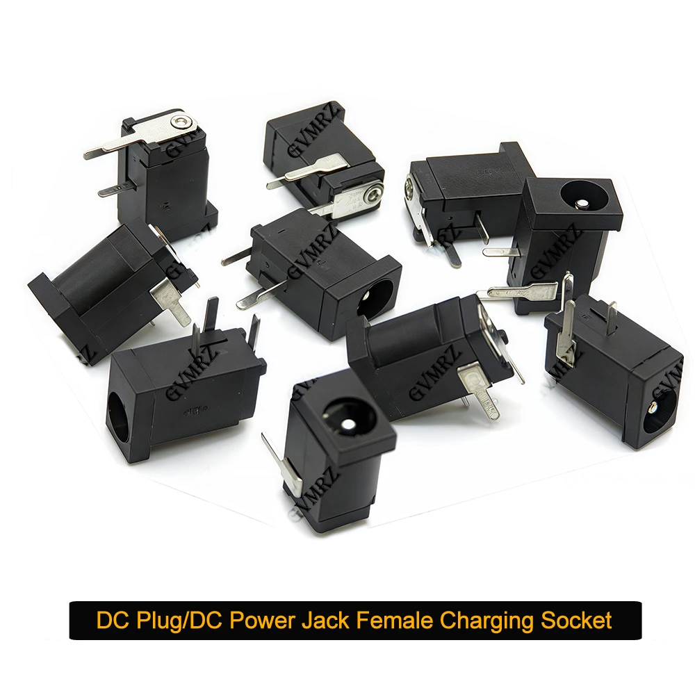 10PCS DC-002 3.5*1.3 MM Male DC Plug/DC Power Jack Female Charging Socket 3.5x1.1 mm Connector 3.5x1.3mm Mini DC Socket Female